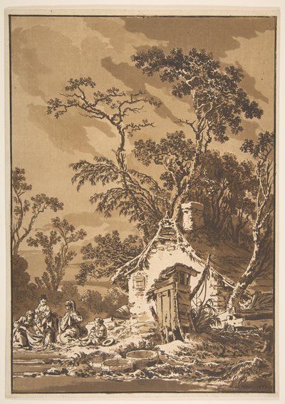Die Wäscherinnen Les Laveuses von Jean Baptiste Le Prince