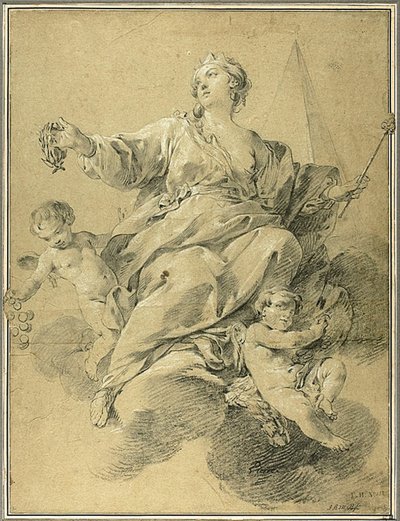 Allegorie des Sieges von Jean Baptiste Marie Pierre