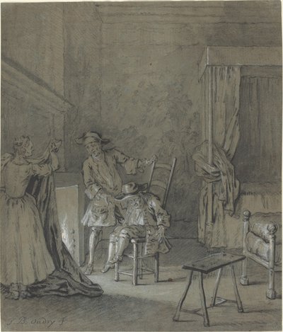 Ragotin betrunken von La Rancune von Jean Baptiste Oudry