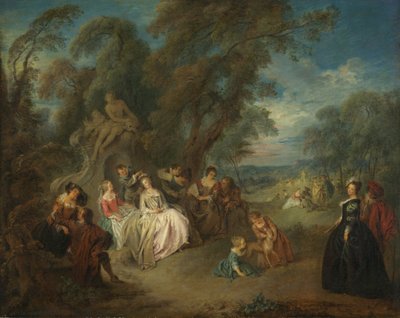 Fête Champêtre, ca. 1730 von Jean Baptiste Pater