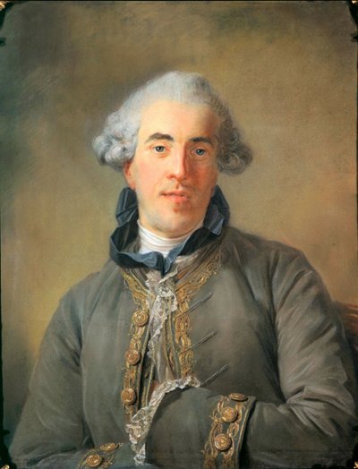 Pierre-Ambroise-François Choderlos de Laclos, 1741-1803 von Jean Baptiste Perronneau