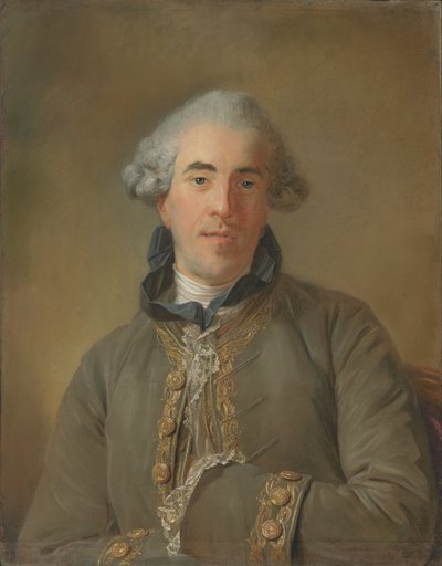 Porträt von Théophile Van Robais von Jean Baptiste Perronneau