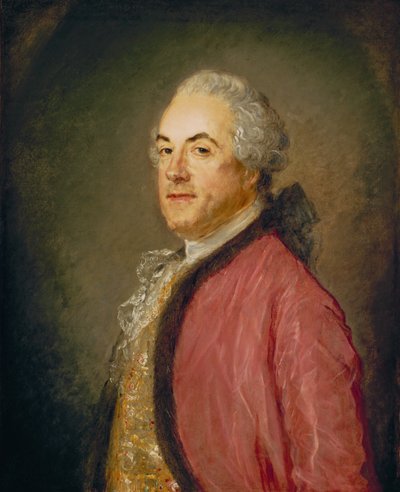 Porträt eines Mannes von Jean Baptiste Perronneau