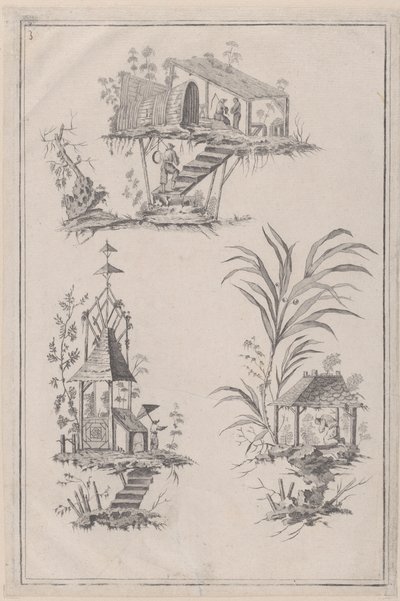 Chinoiserie-Ornamente von Jean Baptiste Pillement
