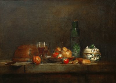 Eine Schale Oliven von Jean Baptiste Simeon Chardin