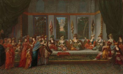 Griechische Hochzeit von Jean Baptiste Vanmour
