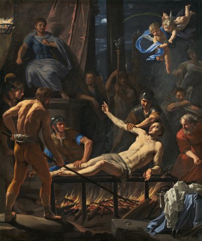 Das Martyrium des Heiligen Laurentius von Jean Baptiste de Champaigne