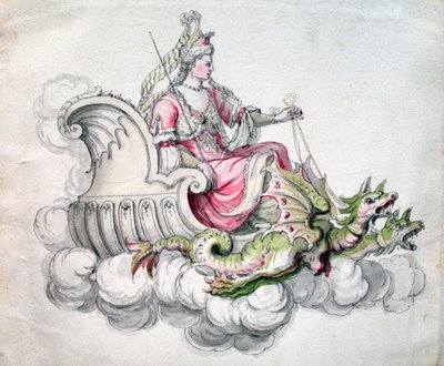 Stuhl von Medea von Jean Berain, Jean Baptiste Lully