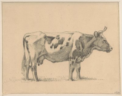 Stehende Kuh, nach rechts von Jean Bernard