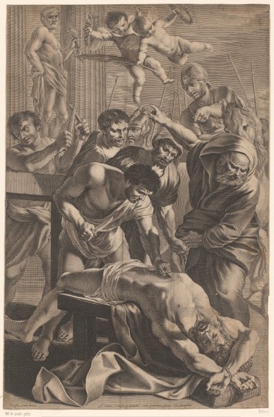 Martyrium des heiligen Bartholomäus von Jean Couvay