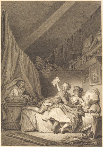 Der Schuster von Jean Dambrun after Jean Honoré Fragonard