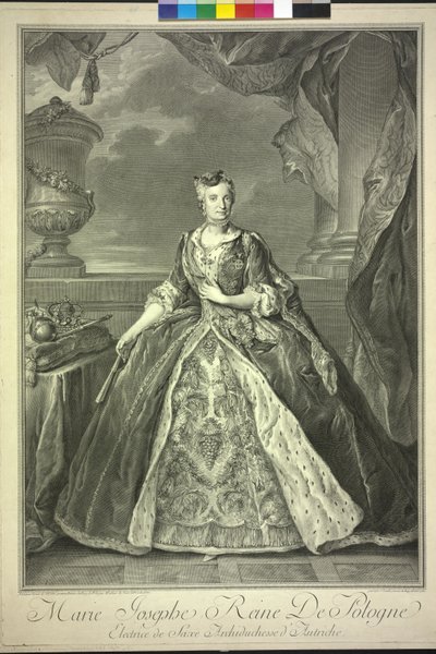 Erzherzogin von Österreich Marie Josefa von Jean Daullé