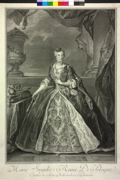 Erzherzogin von Österreich Marie Josefa von Jean Daullé