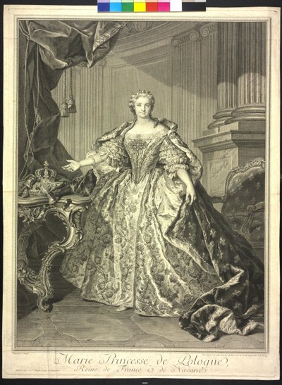 Maria Leszczynska von Jean Daullé