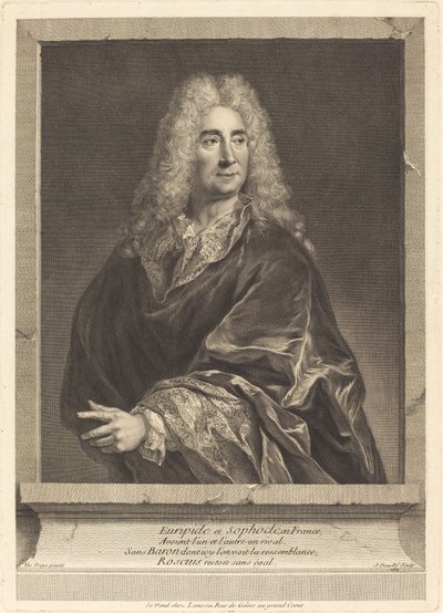 Michel Baron von Jean Daullé after François de Troy