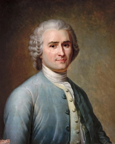 Porträt von Jean-Jacques Rousseau 1712-1778 von Jean Edouard Lacretelle