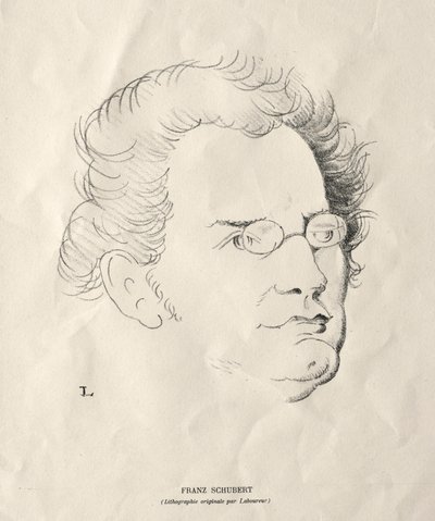 Franz Schubert von Jean Emile Laboureur