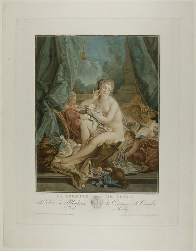 Die Toilette der Venus von Jean Francois Janinet