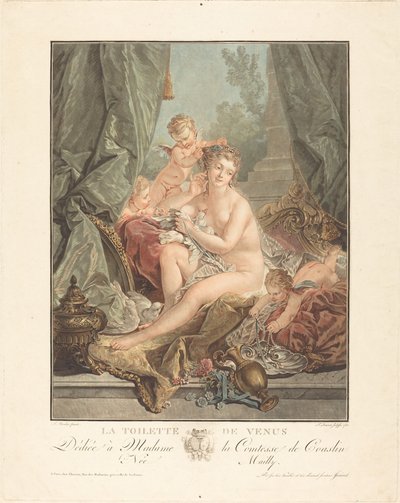 La toilette de Venus, 1783 von Jean Francois Janinet