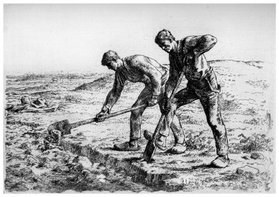 Gräber, um 1835-1875, 1924 von Jean Francois Millet