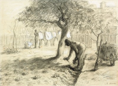 Gartenarbeit von Jean Francois Millet