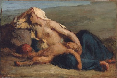 Hagar und Ismael von Jean Francois Millet