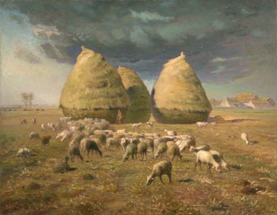 Heuhaufen: Herbst, ca. 1874 von Jean Francois Millet