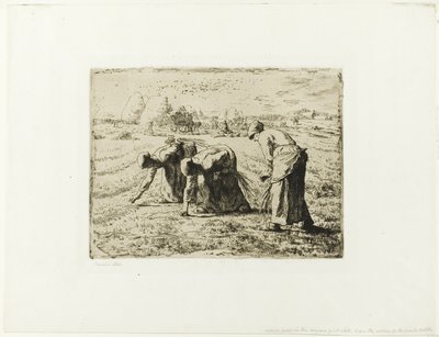 Bauer mit Schubkarre von Jean Francois Millet