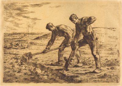 Die Gräber von Jean Francois Millet