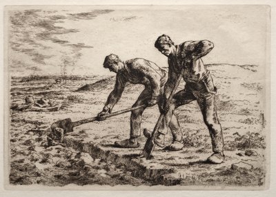 Die Gräber von Jean Francois Millet
