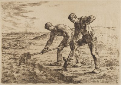Die Gräber, 1814-75 von Jean Francois Millet