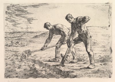 Die Gräber, 1830-75 von Jean Francois Millet