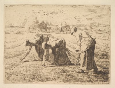 Die Ährenleserinnen, 1834-75 von Jean Francois Millet