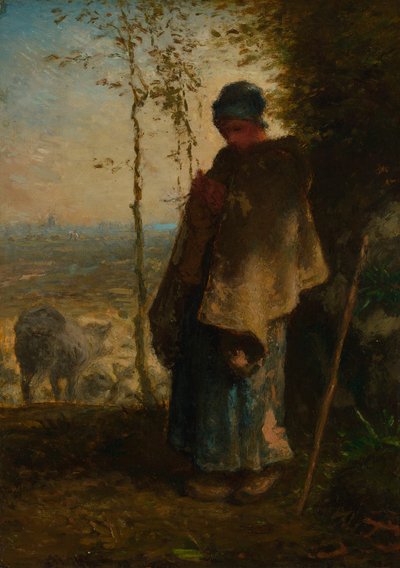 Die kleine Schäferin von Jean Francois Millet