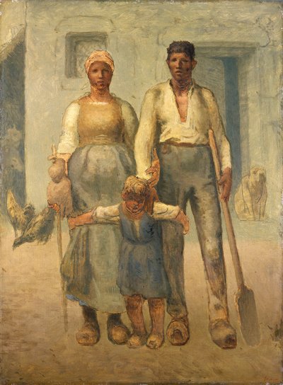 Die Bauernfamilie, 1871-72 von Jean Francois Millet