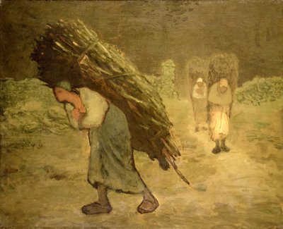 Winter: Die Holzsammler von Jean Francois Millet
