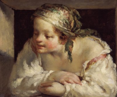 Junge Frau von Jean Francois Millet