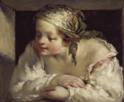 Junge Frau von Jean Francois Millet