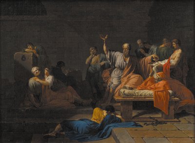 Der Tod des Sokrates von Jean François Pierre Peyron