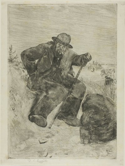 Der erschöpfte Lumpensammler von Jean Francois Rafaelli