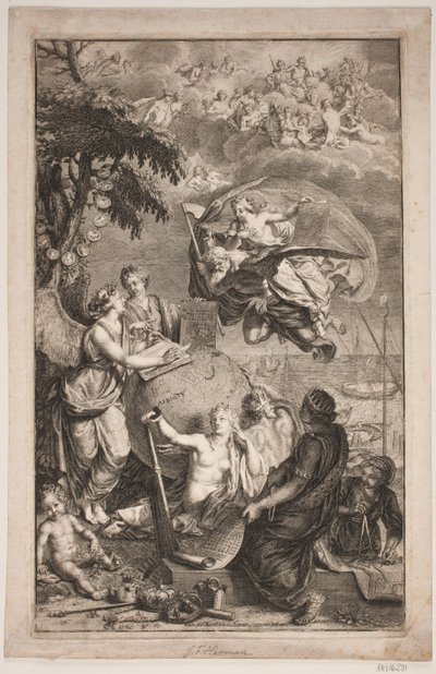 Allegorie auf die Schifffahrt von Jean Frederic Herman