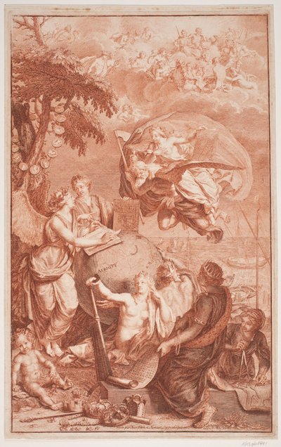Allegorie der Schifffahrt von Jean Frederic Herman