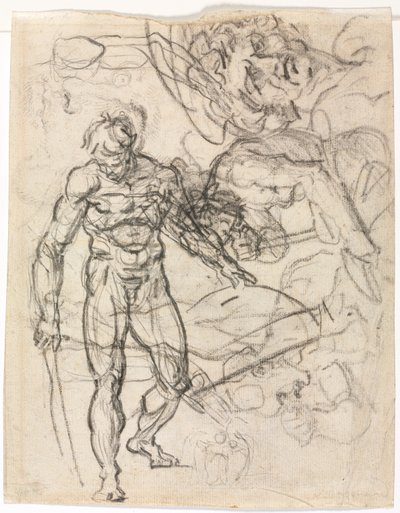 Figurenstudien (verso) von Jean Honore Fragonard