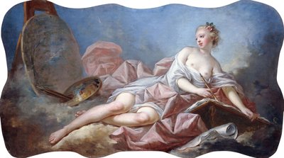Personifikation der Malerei von Jean Honore Fragonard