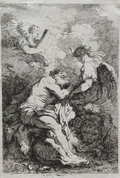 Heiliger Hieronymus von Jean Honore Fragonard