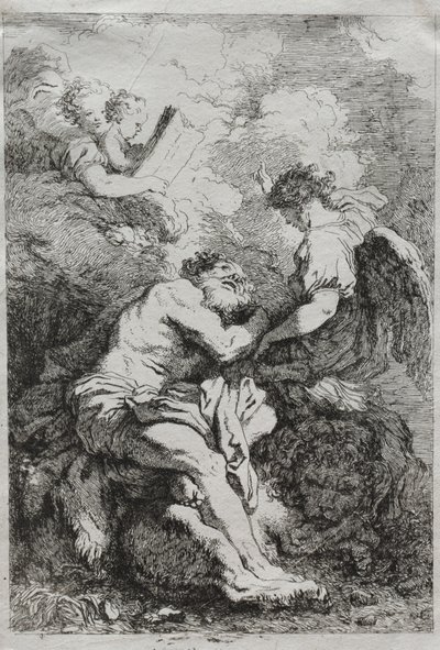 Heiliger Hieronymus von Jean Honore Fragonard