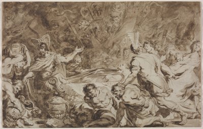 Das Begräbnis von Decius Mus von Jean Honore Fragonard