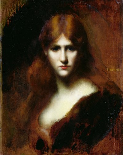 Porträt einer Frau von Jean Jacques Henner