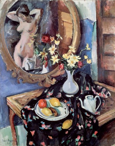 Stillleben mit Spiegel, 1912 von Jean Joveneau
