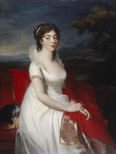 Porträt der Gräfin Obolenskaya, 1806 von Jean Laurent Mosnier